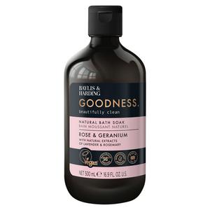 Baylis & Harding Rose Geranium Bath Soak 500ml - British product