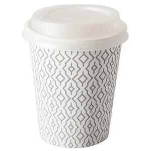 Sainsburys Duni Sati Paper Cup & Lid Pack of 8 Disposable Coffee Cups- Buy online at McGrocer