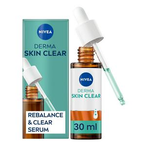 Nivea Serum Derma Skin Clear Rebalance & Clear 30ml, imported from the UK