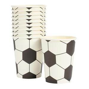 Sainsbury's football paper cups 250ml pack of 10 (British brand)