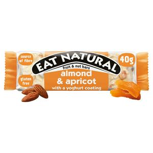 Sainsburys Eat Natural Almond Apricot Fruit & Nut Bars with Yoghurt Coating 40g- Buy online at McGrocer