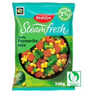 Birds Eye Steamfresh Family Favourites Gemischtes Gemüse 540g