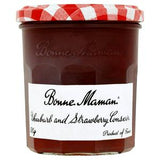 Bonne Maman Rhabarber- und Erdbeerkonfitüre 370 g - Britisches Produkt