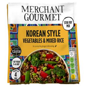 Merchant Gourmet Korean Style Mixed Grains Rice 400g, imported from the UK