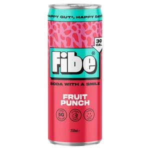 Fibe Fruit Punch mixed-fruit soft drink 250ml - British product