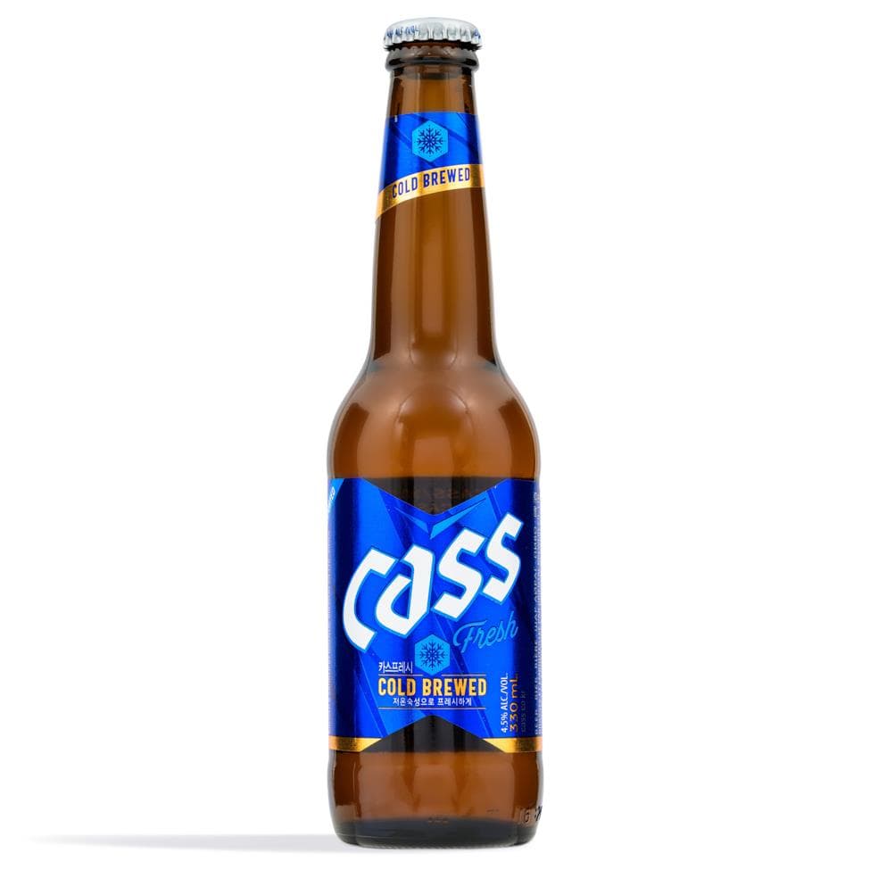 Cass Fresh Cold Brewed Lager Beer (ABV 4.5%)