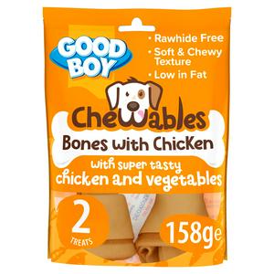 Good Boy Chicken Bone Chewable Dog Treats 158g, UK version