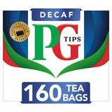 PG Tips Decaf Tea bags x160, imported from the UK
