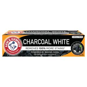 Sainsburys Arm & Hammer Charcoal White Peppermint Whitening Toothpaste 75ml- Buy online at McGrocer
