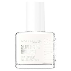 Maybelline nail lacquer Sheer White, imported from the UK