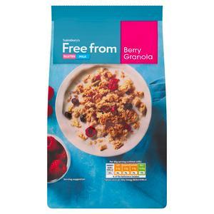 Sainsbury's berry granola freeze dried 350g (British brand)