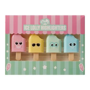 Tinc Ice Lolly Highlighters set 4-pack (British brand)