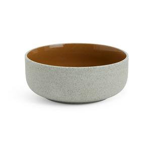 Habitat gloss raw edge cereal bowl camel, UK version