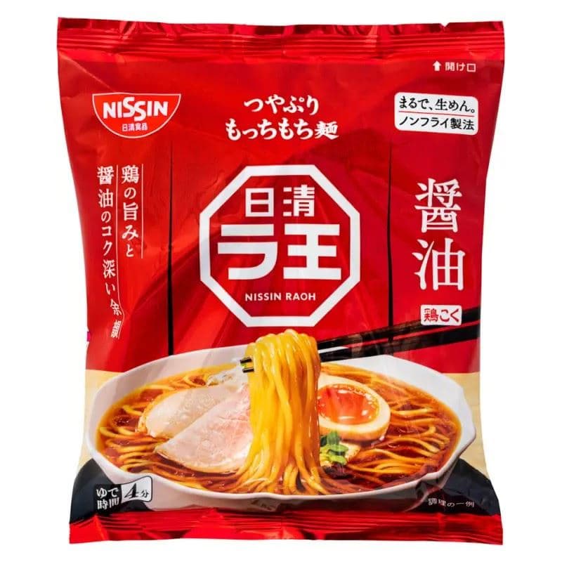 Nissin Raoh Soy Sauce Ramen 日清 ラ王醤油麺