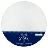 House of Cake silver cake board 10 inch, UK version