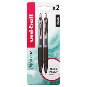 Sainsburys Uni-Ball Signo UMN 307 Retractable Gel Pen Black - Pack of 12- Buy online at McGrocer