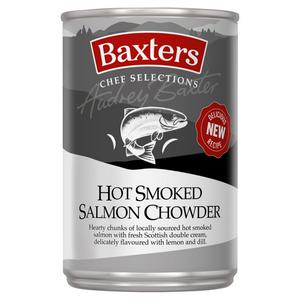 Baxters hot smoked salmon chowder 400g - British product