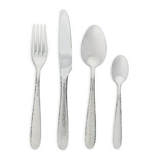 Habitat hammered silverware set 16 piece, UK version