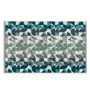 Sainsburys Habitat Blue Geo Bath Mat 80cm x 50cm- Buy online at McGrocer
