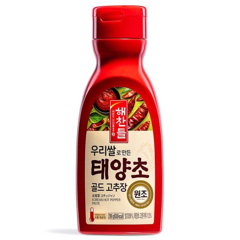 CJ Haechandle Gochujang Hot Pepper Paste 태양초 고추장 (Tube)