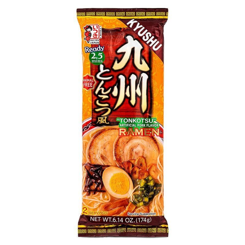 Itsuki Kyushu Tonkotsu Artificial Pork Flavour Ramen 九州とんこつ風