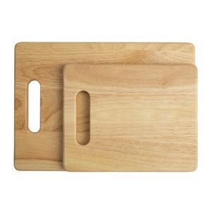 Habitat Rubber Wood Chopping Boards Pack of 2, UK version