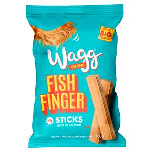 Wagg Fish Fingers Sticks Dog Treats 130g (British brand)