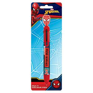Marvel Spiderman multi coloured novelty pen 21.5cm, imported from the UK