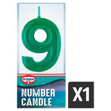 Dr. Oetker Number 9 Birthday Cake Candle - British product
