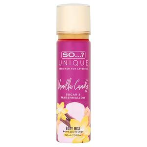 So...? Vanilla Candy Sugar & Marshmallow Body Mist 150ml (British brand)