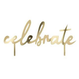 Sainsbury's Home Celebrate Metallic Acrylic Cake Topper 20cm (British brand)