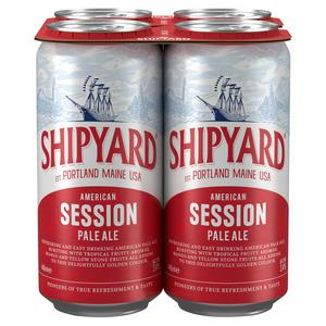 Shipyard American Session Pale Ale Canned Beer 4x440ml (British brand)