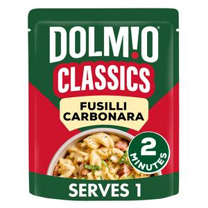 Dolmio Carbonara Fusilli Pasta Ready Meal 250g - British product