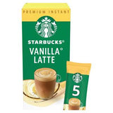 Starbucks Vanilla Latte Instant Sachets 5 x 21.5g (British brand)
