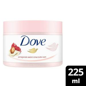 Dove Exfoliating Body Scrub Pomegranate Seeds Shea Butter 225ml - British product