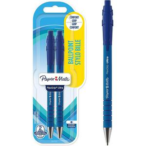 PaperMate FlexGrip Ultra Ballpoint Pen Blue, imported from the UK