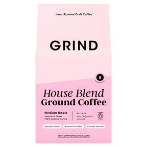 Grind Medium Roast Ground Coffee House Blend 200g, UK version
