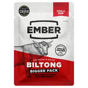 Ember chilli rub biltong 45g - British product