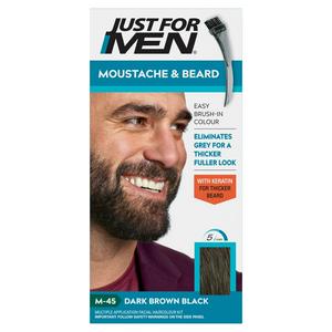 Just For Men Moustache Colour Gel Dark Brown-Black M-45, UK version