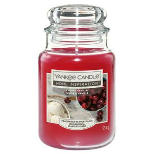 Yankee cherry vanilla large jar candle 538g (British brand)