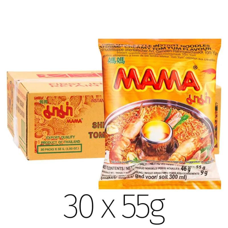 Mama Oriental Style Instant Noodles (Shrimp Creamy Tom Yum Flavour) (30 pcs)