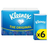 Kleenex Original Soft pocket tissues 6 pack, UK version