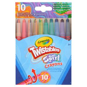 Crayola Swirl Twistable Crayons Pack of 10 - British product