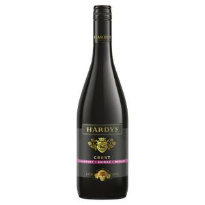 Hardys Crest Cabernet Shiraz Merlot Red Wine 75cl, UK version