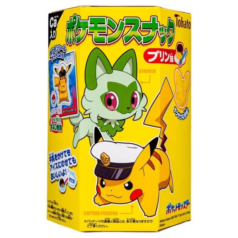 Tohato Pokemon Pikachu Chocolate Pudding Flavour Snack