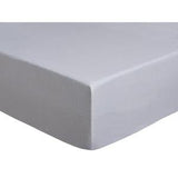 Habitat cotton brushed fitted sheet white single, UK version