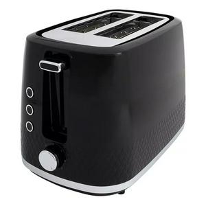 Cookworks Selcey 2 Slice Toaster Black - British kitchen appliance