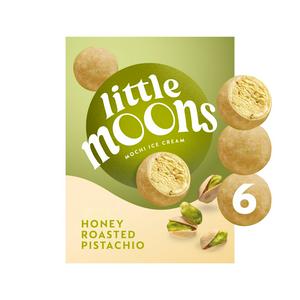 Little Moons honey roasted pistachio mochi ice cream 6x32g, UK version