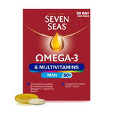 Seven Seas Omega 3 Multivitamin Man 50+ Duo Pack 30 Day Supply (British brand)