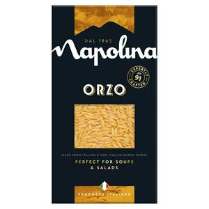 Napolina Italian orzo pasta 500g, imported from the UK.